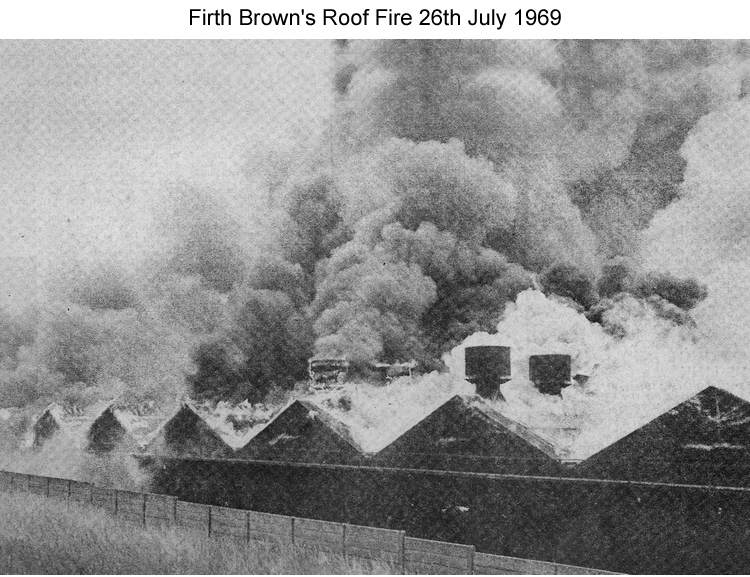 Firth Brown Roof Fire