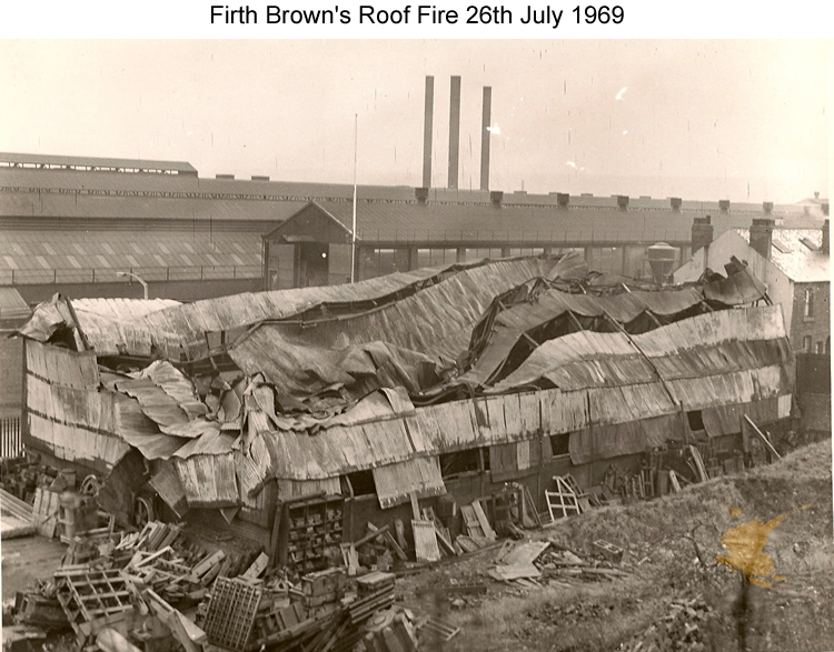 Firth Brown Roof Fire