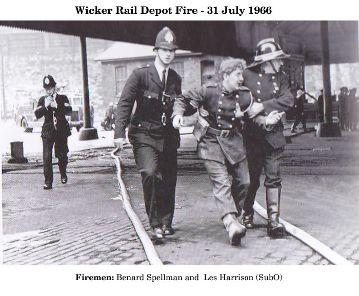 Wicker Rail Depot Fire